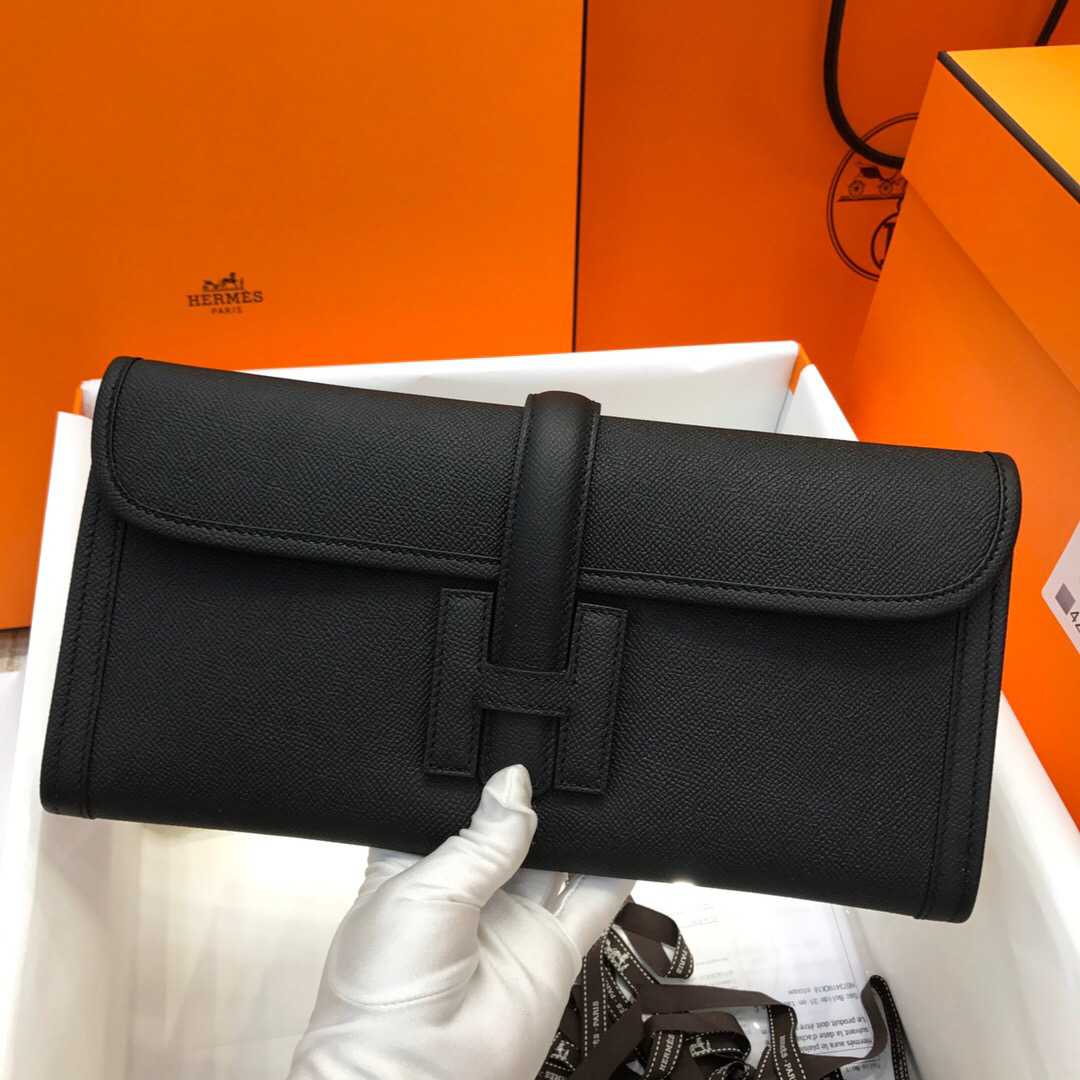 Hermes Jig Clutch black – Top Brands Sale