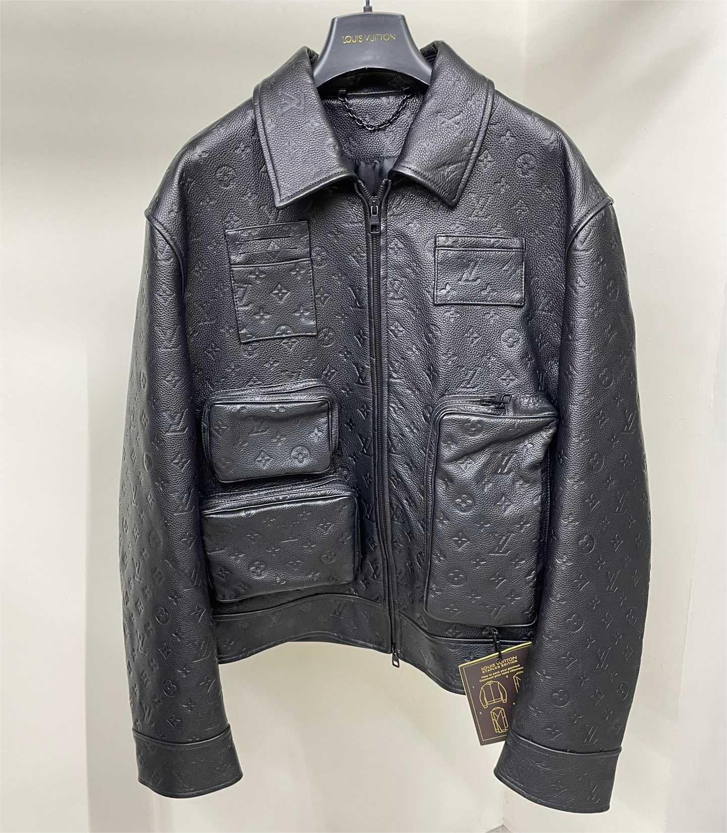 Louis Vuitton leather jacket – Top Brands Sale